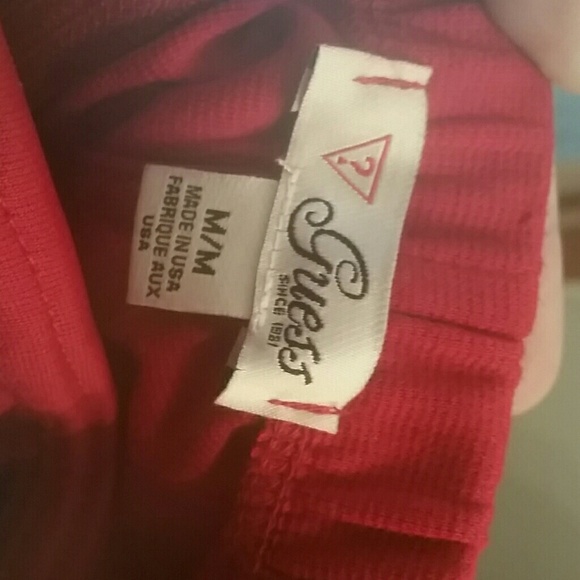 Red Joni Peplum Dress BY: Guess - Picture 2 of 5